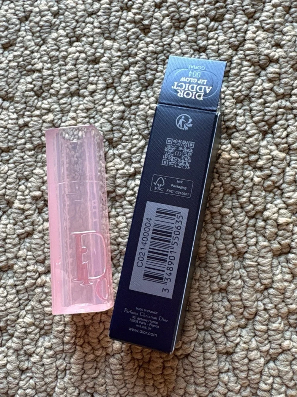Authentic Dior Addict Lip Glow 004 Coral
